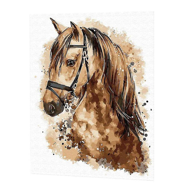 Bruin Paard | Diamond Painting