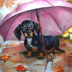 Afbeelding in Gallery-weergave laden, Hond In Een Paraplu| Diamond Painting
