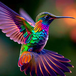 Afbeelding in Gallery-weergave laden, Regenboog Zoemende Vogel| Diamond Painting
