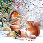 Afbeelding in Gallery-weergave laden, Squirel En Vogel| Diamond Painting
