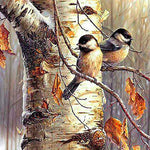 Afbeelding in Gallery-weergave laden, Twee Vogels Op Een Tak| Diamond Painting
