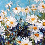 Afbeelding in Gallery-weergave laden, Witte Madeliefjes| Diamond Painting
