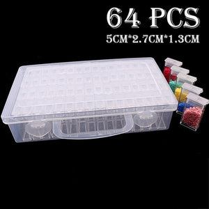 64 grids diamond painting storage box