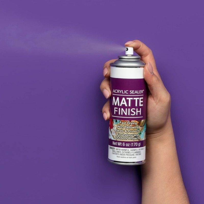 spray acrylic sealer matte finish