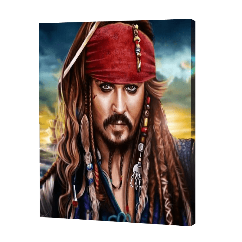 Kapitein Jack Sparrow| Diamond Painting