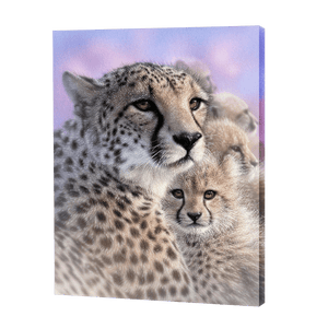 Cheetah Moeder Liefde| Diamond Painting