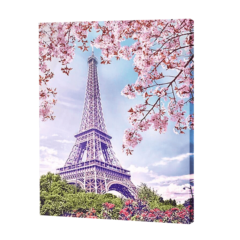 Eiffeltoren Landschap Schoonheid| Diamond Painting
