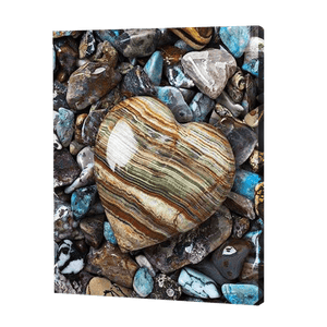 Hart In Stenen| Diamond Painting