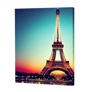 Middernacht Eiffeltoren| Diamond Painting