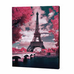 Afbeelding in Gallery-weergave laden, Roze Parijse Bomen| Diamond Painting
