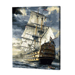 Afbeelding in Gallery-weergave laden, Schip Bij Stormy Sea| Diamond Painting
