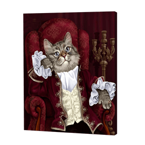 De Fantasierijke Kat| Diamond Painting