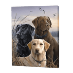 Afbeelding in Gallery-weergave laden, Drie Honden In Een Veld| Diamond Painting
