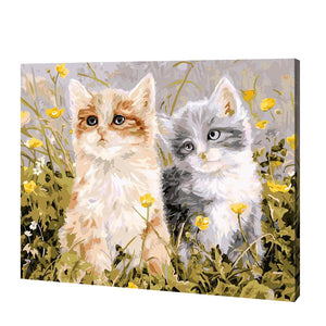 Twee Kleine Kittens| Diamond Painting