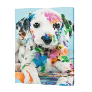 Geschilderde Hond| Diamond Painting